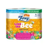 FOXY Higienico love the bee 4 rollos 