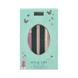Set labial royal chic pintalabios + gloss + delineador de labios 