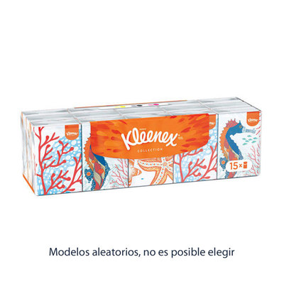 KLEENEX Pañuelos collection 15 uds 