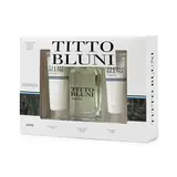 TITTO BLUNI Set essenza man edt 75 ml vaporizador + after shave 75 ml + gel de baño 75 ml 