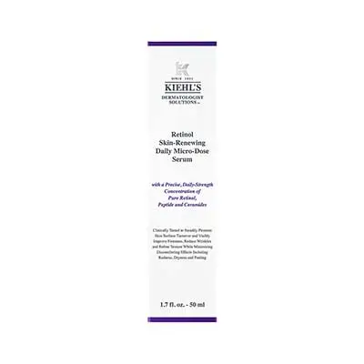 KIEHLS Micro-dose anti-aging retinol serum with ceramides and peptide serum antiedad 