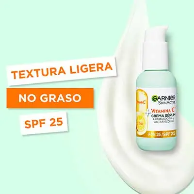 GARNIER Skin active crema sérum vitamina c spf 25  50ml 