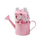 Set de baño de rosa mosqueta con gel 125 ml + loción 125 ml + esponja 20 gr 