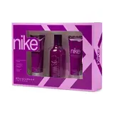 NIKE Next gen purple mood woman eau de toilette ns 100 ml vaporizador + body lotion 75ml + gel de baño 75 ml 