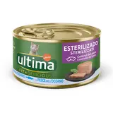 ULTIMA Latita para gatos esterilizados fit&delicious pescados 85 gr 