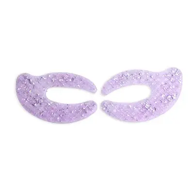 IDC Mascarilla c shaped glitter eye pads purple 