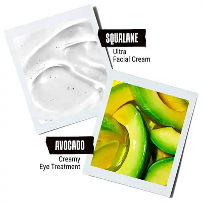 KIEHLS Estuche creamy <br> eye treatment avocado 14ml + ultra facial  <br> crema hidratante 50 ml 