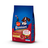 BREKKIES Comida para perros tender-delicioso 3 kg 