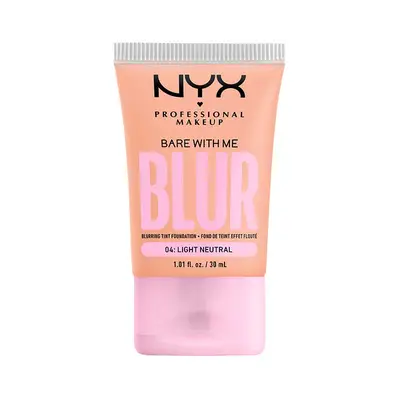 NYX PROFESSIONAL MAKE UP Bare with me blur skin tint<br> base de maquillaje difuminadora>br> acabado mate 