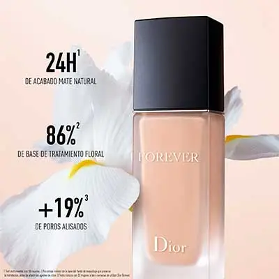 DIOR Dior forever<br>fondo de maquillaje mate duración 24 h que no transfiere - clean 