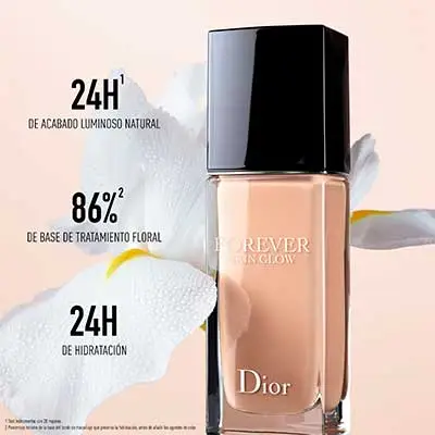 DIOR Dior forever skin glow <br>fondo de maquillaje luminoso 24 h hidratante - clean 