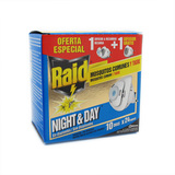 RAID Insecticida eléctrico night day mosquitos 