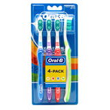ORAL-B Cepillo dental shiny clean medio 4 unidades 