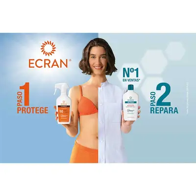 ECRAN Sunnique fluido protector rostro y escote spf50 50 ml 