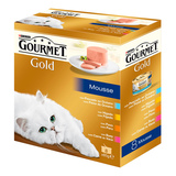 PURINA Gourmet comida para gatos gold surtido 8x85gr 
