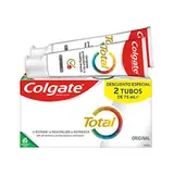 COLGATE Lote pasta dentífrica total original <br>2x75 ml 