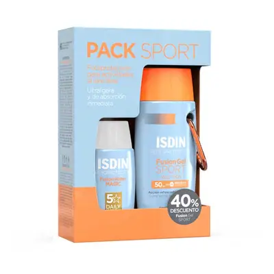 ISDIN Pack fotoprotector fusion water + fusion gel sport 