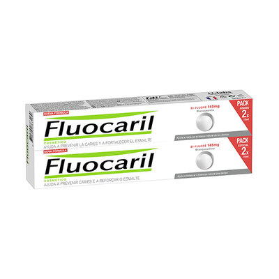 FLUOCARIL Bifluore pasta dentífrica blanqueadora lote 2x75 ml 