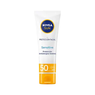 NIVEA Sun protección facial sensitive spf50 50 ml 