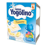 YOGOLINO Yogolino plátano postre lácteo 4x100 gr 