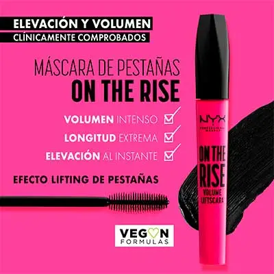 NYX PROFESSIONAL MAKE UP Máscara de pestañas on the rise volume lift black 