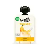 BE PLUS Yogurt pouch bio plátano sin azúcar 90 gr 