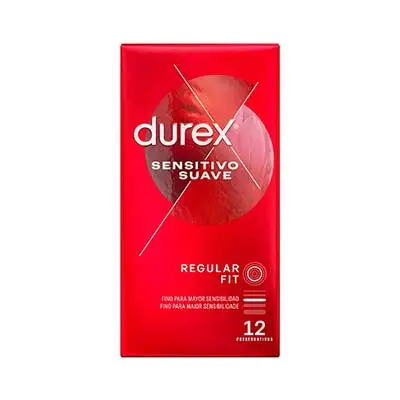 DUREX Preservativos sensitivo suave 12 unidades 