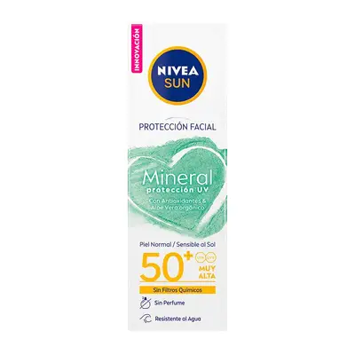NIVEA Crema solar mineral facial protección alta 50 ml 