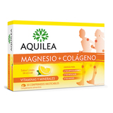 AQUILEA Magnesio y colágeno sabor limón 30 comprimidos masticables. 