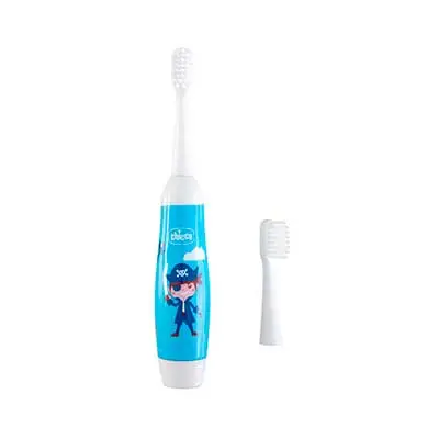 CHICCO Cepillo dental eléctrico azul 36 meses + 