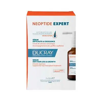 DUCRAY Neoptide expert locion serum anticaida y crecimiento 2x50 ml 