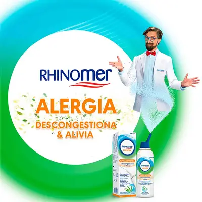 RHINOMER Lavado nasal diario alergia 100 ml 