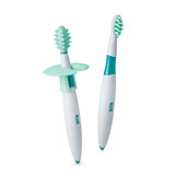 NUK Set cepillo dental entrena 6-15 meses 2 unidades 