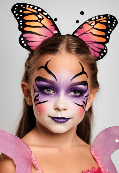 Maquillaje Halloween para niñas paso a paso ✓