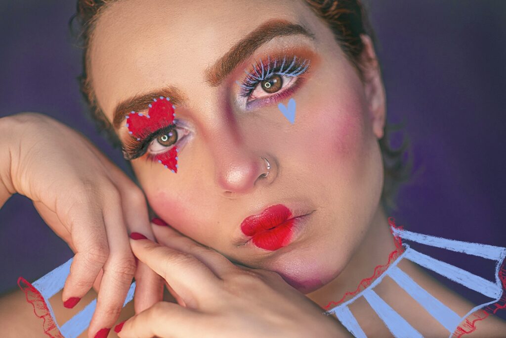 Maquillaje payaso fácil