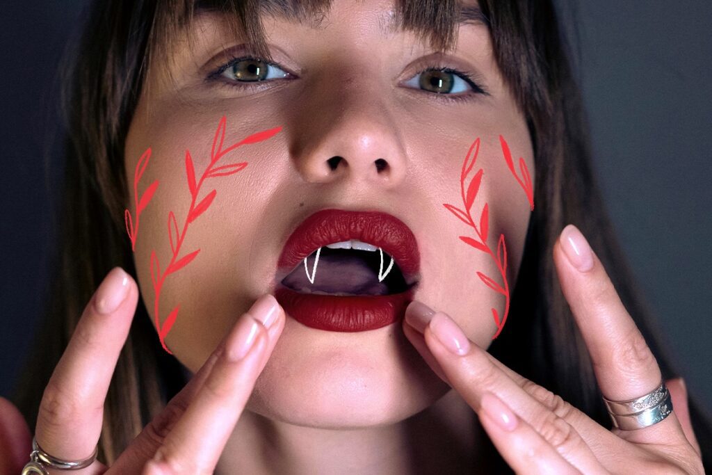 Maquillaje de vampiro fácil paso a paso