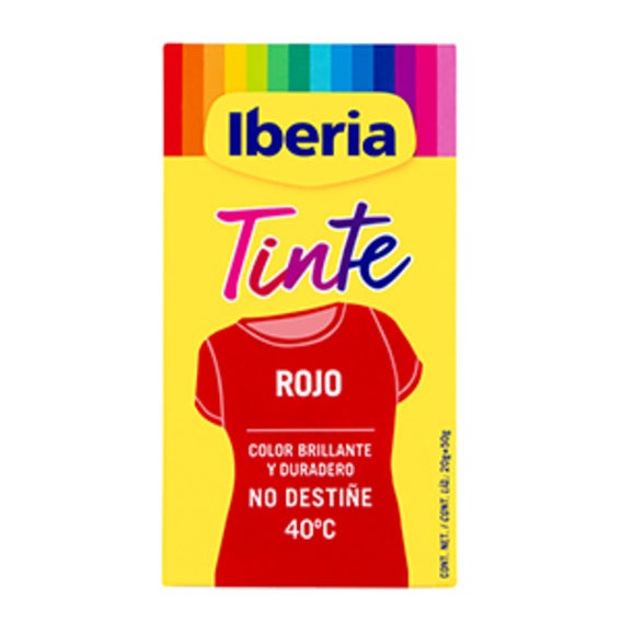 Tinte Ropa Rojo