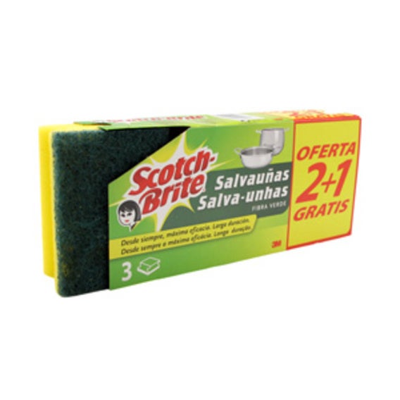 Estropajo Salvauñas 3 Ud