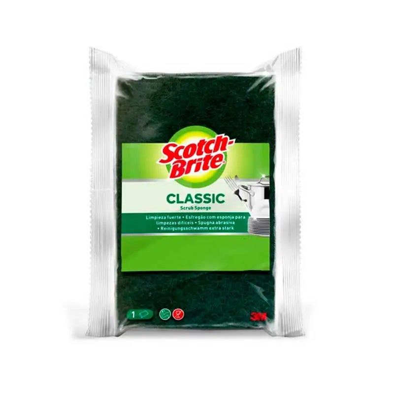 Estropajo Fibra Verde Classic 1 Unidad