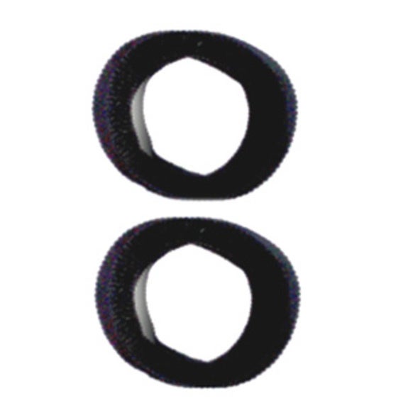 Pack De Dos Gomas Acrílicas Anchas Negras