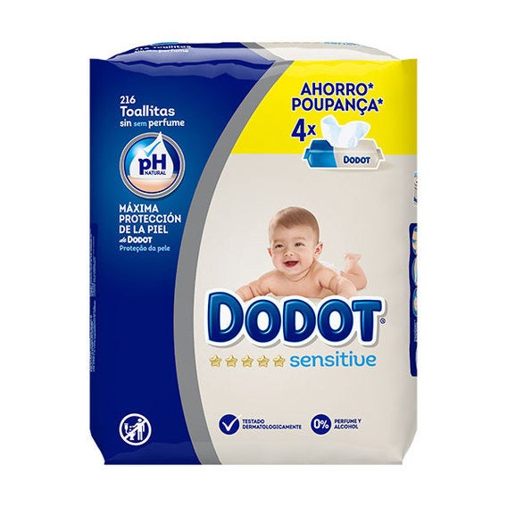 Recambio Toallitas Sensitive 216 Ud