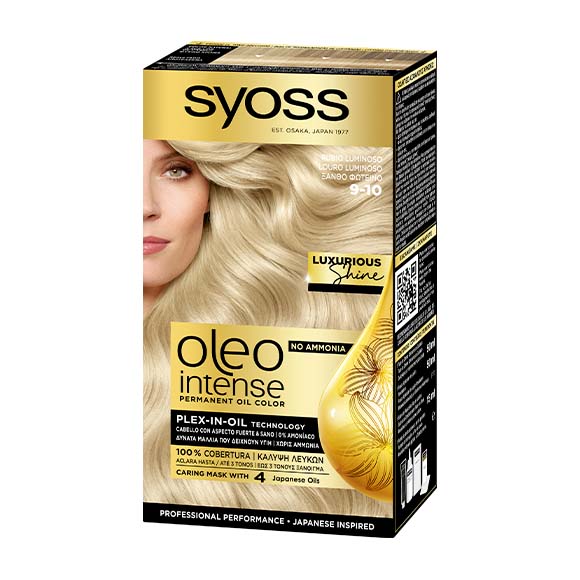 Oleo Intense Permanent Oil Color 9.10 Rubio luminoso