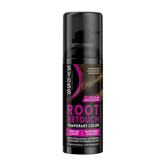 Retoca Raíces Spray Castaño Oscuro