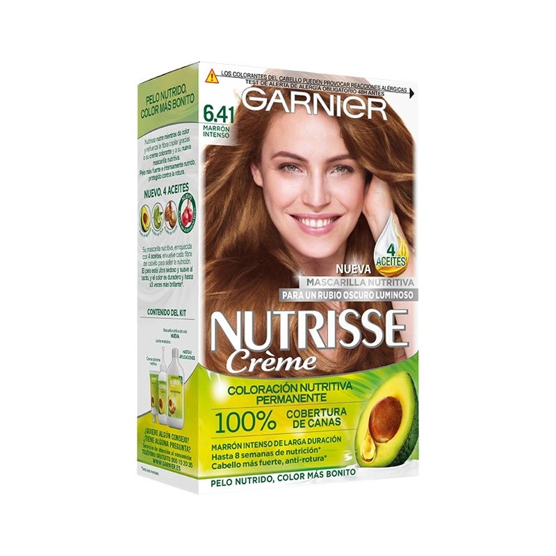 Nutrisse Creme Tinte Capilar 6.41 Marrón Intenso