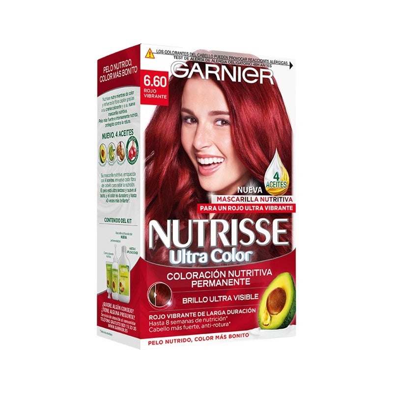 Nutrisse Creme Tinte Capilar 6.6 Rojo Intenso