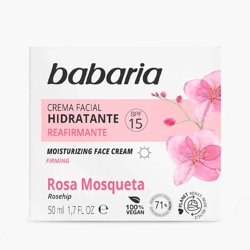 Crema Hidratante Rosa Mosqueta Spf 15