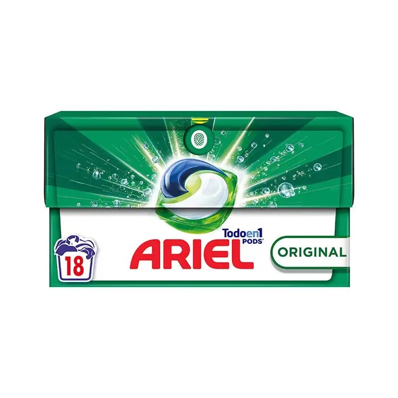 Detergente En Cápsulas Original 3 En 1 18 Ud