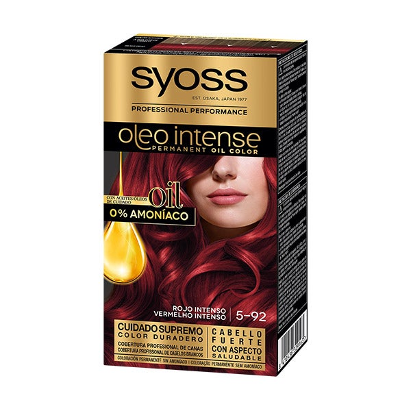 Oleo Intense Permanent Oil Color 5.92 rojo intenso