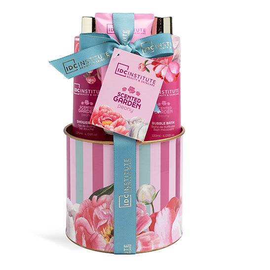 Caja Redonda Metal Scented Garden Peony