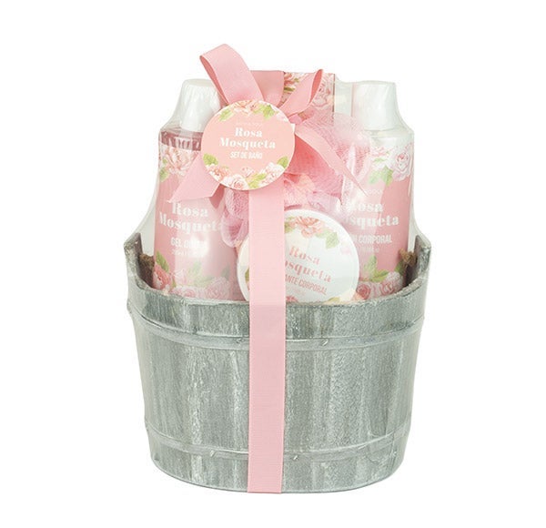 Cesta Madera Rosa Mosqueta